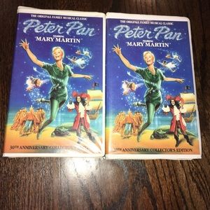Peter Pan vhs tapes